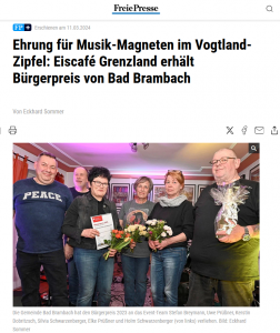 Bad Brambacher Bürgerpreis – wir sagen nochmals herzlich vielen Dank!