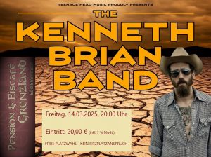 14.03.2025 Kenneth Brian Band (USA) – European Tour March – April 2025