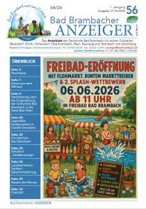 Konzertrückblick und Konzertvorschau im „Bad Brambacher Anzeiger“