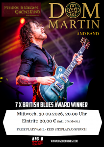 30.09.2026 Dom Martin and Band (UK)